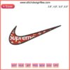 Nike Supreme Louis Vuitton Logo Embroidery Design File for Machine Embroidery - Luxury Fashion Logo Stitch Pattern