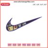 "Sasuke Uchiha Nike Logo Embroidery Design File | Unique Naruto Embroidery Machine Pattern | Anime-Inspired Stitching Art"