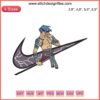 Nike Kamina Tengen Toppa Gurren Lagann Logo Embroidery Design File, Nike-inspired anime embroidery, digital design pattern.