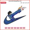 Roy Mustang Fullmetal Alchemist Nike Logo Embroidery Design File featuring iconic Flame Alchemist emblem in Nike-inspired style.