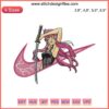Nike Yuno Gasai Embroidery Design File | Anime-Inspired Art, Future Diary Redial, Detailed Stitching, Unique Digital Download