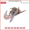 Guts Berserk Logo Embroidery Design File, Nike-Inspired, Custom Patch, Anime-Themed, Digital Download for Embroidery