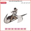 Okabe Rintaro Science Adventure Logo Embroidery Design File, Nike-Inspired, Steins;Gate, Geek Emblem, Digital Sewing Pattern