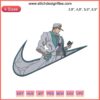 Jotaro Kujo JoJo's Bizarre Adventure Logo Embroidery Design | Nike-Inspired Stitch File