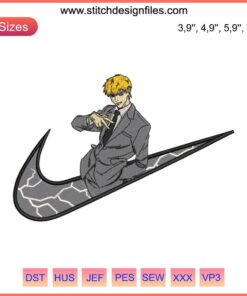 Takumi Usui – Maid Sama Logo Embroidery Design, Nike Inspired, Unique Anime Embroidery File for DIY Enthusiasts
