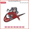 Tohsaka Rin Embroidery Design | Type-Moon Anime Digitizing File | Detailed Anime Character Stitch Design