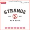 Doctor Strange EST 1976 NY Multiverse Madness Embroidery Logo Design, Marvel-inspired mystical patch with vintage style.