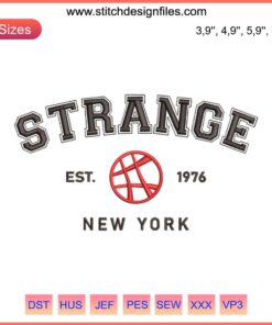 Doctor Strange EST 1976 NY Multiverse Madness Embroidery Logo Design, Marvel-inspired mystical patch with vintage style.