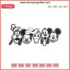 Mickey Mouse & Friends Logo Embroidery Design File, Custom Machine Stitch, Disney Character Pattern