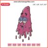 Patrick Star Melting Embroidery Design File, Spongebob Movie Theme, Disney Digital Product, Vibrant Cartoon Character Stitching