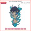 Hashibira Inosuke Demon Slayer Anime Embroidery Design featuring bold boar mask and intricate detailing.