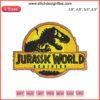 Jurassic World Dominion & Park Embroidery Design | T-Rex Silhouette | Embroidery Machine File | Dinosaur Themed Pattern