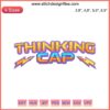 Stranger Things Season 4 Thinking Cap Embroidery Design File, Geeky 80s Inspired Pattern, Digital Download