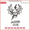 Hellfire Club Stranger Things Logo Embroidery, Black Design File featuring iconic sword, shield, and flame elements.