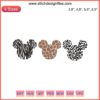 Animal Print Mickey Ears Embroidery Design File featuring Disney-inspired leopard and tiger pattern. Perfect for DIY projects.