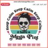 Keep Calm Mega Pint Justice For Johnny Depp Embroidery Design, text-based file, unique digital download, Depp fan gift.