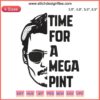 Mega Pint Embroidery Design | Johnny Depp Funny Quote | Humorous Alcohol Art | Unique Gift | Classic Logo Style