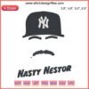 New York Baseball Funny Nasty Nestor Embroidery Design File for Baseball Lovers | Humorous Baseball Machine Embroidery Art