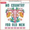 Feminist pro-choice uterus embroidery inspired by "No Country For Old Men," featuring bold text and striking design elements.