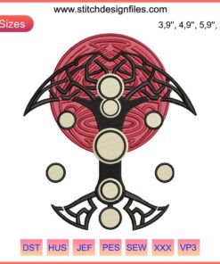 Thor Stormbreaker Logo Avengers Embroidery Design: Digital File for Instant Download, Marvel Icon, DIY Sewing Projects