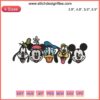 "Disney Friends Face Embroidery Design featuring Mickey Mouse & Friends smiling; Digital File for Embroidery Enthusiasts"