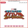 Thor Love and Thunder Logo Embroidery Design, Marvel Thor Pattern, Digital Download, Superhero Sewing File