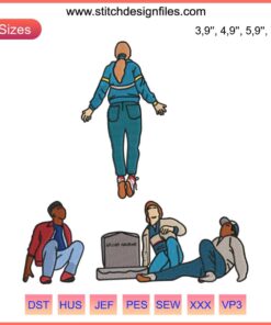 Max Mayfield Embroidery Design | Stranger Things Inspired Digital File | Unique Movies Craft Pattern