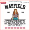 Stranger Things 4 Max Mayfield Embroidery Design: Intricate Movie-Inspired Art with Vibrant Colors & Retro Details
