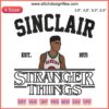 Stranger Things 4 Lucas Sinclair Embroidery Design: Retro 80s Style, Handmade Craft, Nostalgic Netflix Art, Fan-Favorite Character.