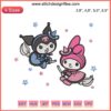 Hello Kitty Halloween Embroidery: My Melody Kuromi Little Witches Design File, Cute Witchy HelloKitty Decor, Halloween Machine Embroidery