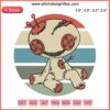 Halloween Voodoo Doll Embroidery File: Spooky vintage costume design, stitched creepy doll motif, DIY craft pattern download.