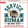 Embroidery of Beagle Service Dog badge with "Do Not Pet" text, ideal personalized gift for dog lovers.