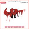 Sad Heart Bad Bunny Dripping Swoosh Embroidery Design File, Un Verano Sin Ti, Machine Embroidery, Urban Style.
