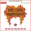 Winifred Sanderson Halloween Embroidery Design | "Dost Thou Comprehend?" Hocus Pocus Machine Pattern