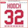 Marla Hooch 32 Rockford Peaches Embroidery, A League of Their Own TV Series Inspired Design, Baseball Uniform Tribute.