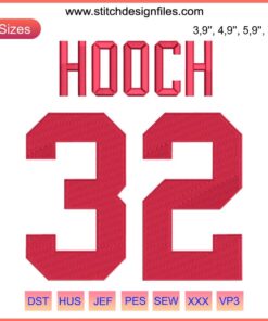 Marla Hooch 32 Rockford Peaches Embroidery, A League of Their Own TV Series Inspired Design, Baseball Uniform Tribute.