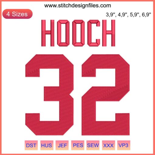 Marla Hooch 32 Rockford Peaches Embroidery, A League of Their Own TV Series Inspired Design, Baseball Uniform Tribute.