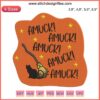 Amuck Amuck Amuck Embroidery design featuring Sanderson Sisters from Hocus Pocus, perfect for Halloween-themed décor.