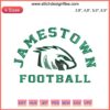 Jamestown Football Embroidery Design: Trendy Sport Logo Machine Embroidery Design, Customizable and High-Quality Stitching.