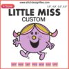 Little Miss Funny Embroidery File: Mr. Men and Little Miss Series, Digital Machine Design, Vibrant Cartoon Character Stitching