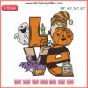 Embroidery design featuring a gnome with pumpkin hat and ghost, perfect for kids' Halloween gifts. "Boo" text included.