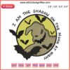 Oogie Boogie Embroidery Design: Nightmare Before Christmas, Shadow on the Moon, Spooky Halloween Decor Embroidery Art