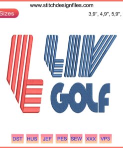 Embroidery gift showcasing Centurion Club logo with LIV Golf & PGA Tour elements, perfect for golf enthusiasts.