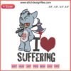 Evil Teddy Bear Embroidery Design | Halloween Day Suffering Machine File | Spooky Cute Digital Pattern