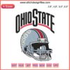 Ohio State Helmet Logo Embroidery, 2022 Football Ohio State Buckeyes Design, showcasing intricate team emblem stitching.