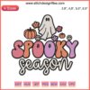 Retro Halloween Ghost Embroidery Design File: Perfect for Spooky Season - Machine Embroidery Pattern with Vintage Ghost Motif.