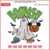 Goofy Ghost Mickey Pumpkin Bat Embroidery Design | Disney Halloween Boo Bash Machine Embroidery | Spooky Fun Theme
