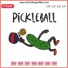 "I Love Pickleball" embroidery file, funny pickleball design, TTA idea, unique machine embroidery pattern.