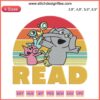 Elephant and Piggie Embroidery Design: Cute Teacher Library Theme, Perfect for Book Enthusiasts, Fun Sewing Machine Pattern.