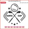 "Curtis Cup Champions Embroidery Design | Golf Tournament Logo Machine File | Sport Embroidery Pattern"